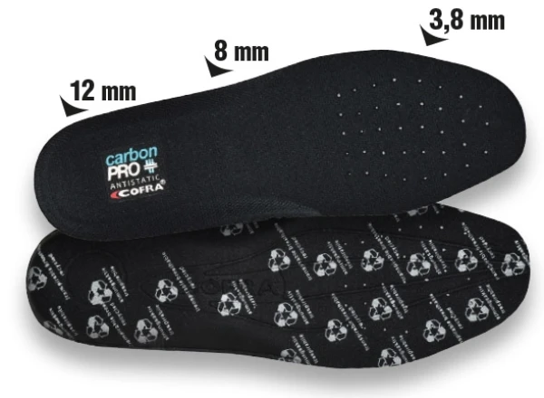 Stélka Cofra CARBON PRO Velikost boty: 36, pracovní vložky