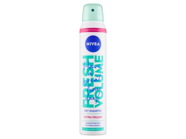 Nivea Fresh & Extra Volume Suchý šampon pro všechny typy vlasů 200ml