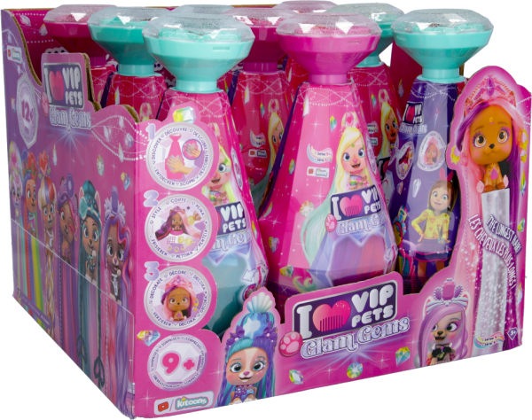VIP Pets Glam Gems figurka mazlíčka - TM Toys