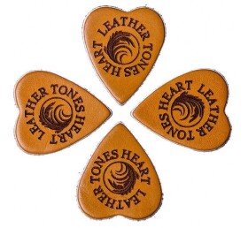 Timber Tones Leather Tones Heart Whisky Leather 4-Pack
