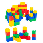 Mamido Sada velkých barevných stavebních kostek v sáčku 28,5 x 9 x 9 cm 20 kusů