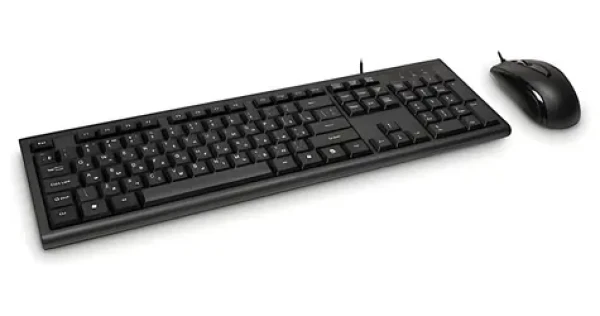 Inter-Tech KM-3149R černá / Klávesnice + myš / USB / RU/US (88884091)