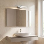 Koupelnové nástěnné LED svítidlo APP1857-1W 40cm Chrome OSW-66010