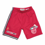 Mitchell & Ness Pánské kraťasy Miami Heat NBA 1996-97 Swingman Shorts - Červená Velikost: 2XL