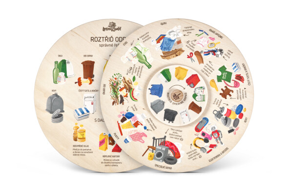 Otočné kolo - Roztřiď odpad