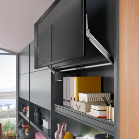Blum Sada Aventos HL top ALU mechanismus: slabý, výška korpusu: 340-389mm, krytka: bílá (BLAHLT_55)