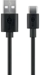 Goobay 59124 černá / Nabíjecí a synchronizační kabel / USB-C na USB-A / 3 m (59124)