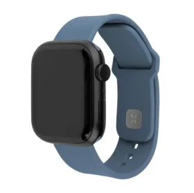 FIXED Set silikonových řemínků Silicone Sporty Strap pro Apple Watch 42/44/45/46mm zelenomodrý (FIXSST2-434-GREBL)