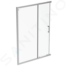 IDEAL STANDARD - Connect 2 Posuvné sprchové dveře, dvoudílné, 850 mm, silver bright/čiré sklo K9260EO