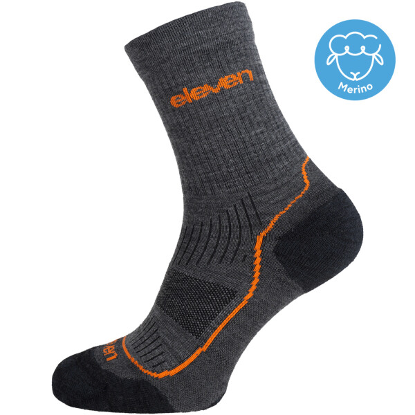 Ponožky Eleven Merino Vento Grey Velikost: L (42-44)