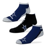 For Bare Feet Pánské ponožky Dallas Cowboys NFL No Show 3er-Pack
