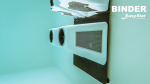 Binder Turbínový protiproud BINDR EasyStar BGA 430K Double pro dodatečnou montáž, průtok 130 - 430 m3 / h