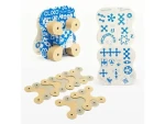 Clixo Designer Beige Grey Magnetická stavebnice