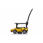 Mamido Dětské odrážedlo auto s vodící tyčí Lamborghini Aventador SV žluté