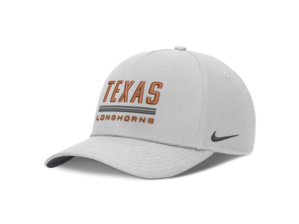 Nike Pánská kšiltovka Texas Longhorns NCAA 2026 Sideline Dri-FIT Rise Adjustable Velikost: M/L