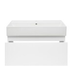 Koupelnová skříňka s umyvadlem SAT B-WAY 79x30x45 cm bílá lesk BWAY80WU2 BWAY80WU2