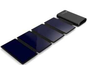 Sandberg Solar 4-Panel Powerbank 25000 mAh solární dobíjení 1x USB-C 2x USB-A černá