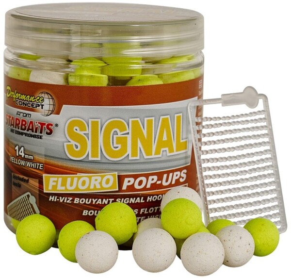 Starbaits Plovoucí boilies Pop Up Bright Signal 50g - 14mm,Starbaits Plovoucí boilies Pop Up Bright Signal 50g - 14mm