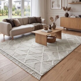 DumDekorace Koberec s 3D geometrickým vzorem Šířka: 120 cm | Délka: 170 cm