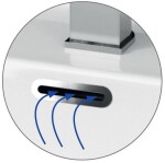 CERSANIT - SET B105 CREA 80, bílý (skříňka+umyvadlo) S801-279