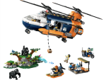 LEGO® City 60437 Helikoptéra na průzkum džungle základním táboře