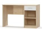 ARTEN (NANO Systems s.r.o.) PC stůl TIPS-1S (Dub sonoma/bílá) PC-STUL-TIPS-1S
