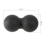 Dvojitý masážní míč / Duo Ball HMS BLM02 8*16 cm NEPLATÍ