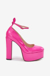 Dámské lodičky na sloupku C-240 fuksiové - Step in style 39