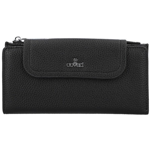 Trendy dámská koženková peněženka Coveri Elaya, černá