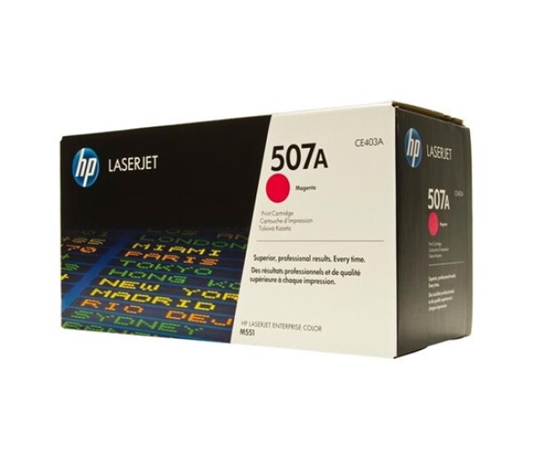 HP 507A Magenta LJ Toner Cart, CE403A (6,000 pages) EDF_692284