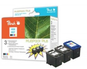 Peach Remanufacture No 56/57 MultiPack Plus alternativní cartridge / DeskJet 5550, OfficeJet 6110 / OEM chip / MultiPack (0F319019)