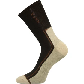 VOXX Ponožky sportovní slabé JOSEF se stříbrem HNĚDÉ old 35-38 101291
