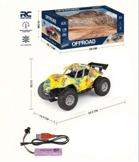 Mamido Terénní auto na dálkové ovládání Buggy 1:16 žluté MT1572