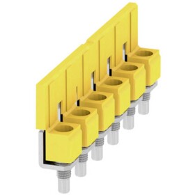 W-Series, Accessories, Cross-connector, For the terminals, No. of poles: WQV 10/6 2226500000 žlutá Weidmüller 20 ks