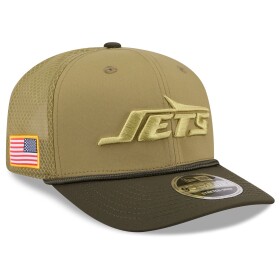 New Era Pánská kšiltovka New York Jets NFL 2025 Salute to Service 9SEVENTY Trucker Snapback