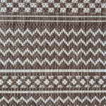 DumDekorace PATIO 12 , hnědý venkovní koberec na terasu s jemným vzorem Šířka: 80 cm | Délka: 150 cm