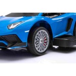 Mamido Dětské odrážedlo auto s vodící tyčí Lamborghini Aventador SV modré