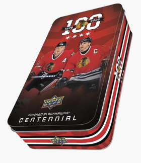 Hokejové karty NHL 2025-26 Upper Deck Chicago Blackhawks NHL Centennial Hobby Box