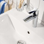 GROHE - QuickFix Start Umyvadlová baterie s výpustí Push-Open, studený start, chrom 23746002