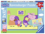 Ravensburger Prasátko Peppa 2 x 12 dílků