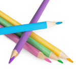 Trojhranné pastelky Easy Kids 24 ks pastelové barvy