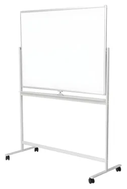 LogiLink Mobilní magnetická tabule bílá / Tabule / 120x170 cm / hliníkový rám / otočná kolečka (EO0064)