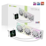 Gamemax HAILSTORM 360 LCD bílá / Komplet vodního chlazení CPU / 360 mm / LCD displej (HAILSTORM 360 LCD WH)