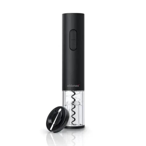 ELDONEX WineSpin černá / elektrický otvírák na víno / 4x AA baterie (EWO-2100-BK)