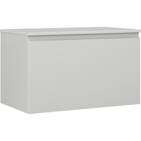 MEXEN/S - Orio koupelnová skříňka pod umyvadlo 80 cm s deskou, 1 šuplík, šedá mat 91A10-08047-1-BFC62