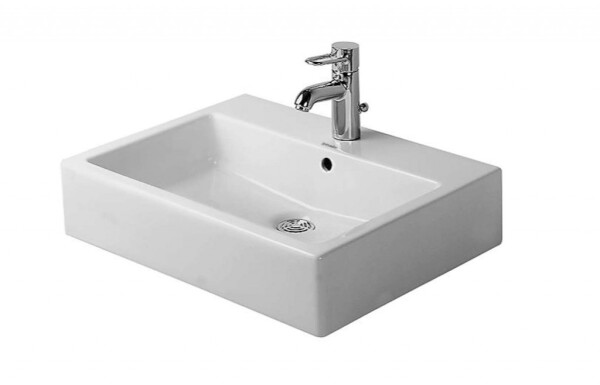 DURAVIT - Vero Umyvadlo na desku, 60x47 cm, s přepadem, s otvorem pro baterii, bílá 0452600000