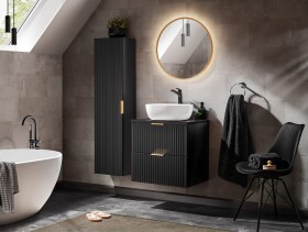 COMAD - Deska 60cm, ADEL BLACK 5907611654866