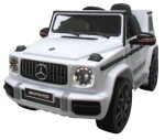 Mamido Elektrické autíčko Mercedes G63 bílé