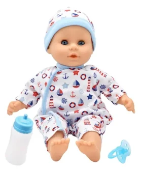 DOLLS WORLD Miminko Little Treasure modré