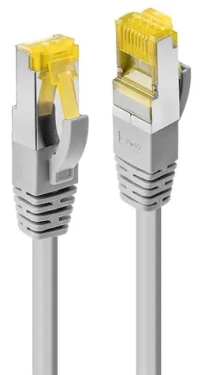 Lindy Cat7 S/FTP LSZH šedá / Patch kabel / Cat6A konektory / 10 m / RJ-45 / 600 MHz (47268)